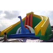 Cheap inflatable dinosaur slides